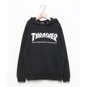 メンズ 「THRASHER」 プルオーバーパーカー M ブラック｜zozo