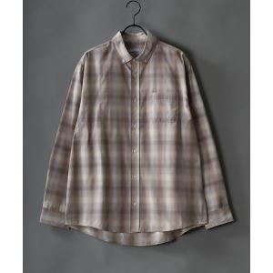 シャツ ブラウス メンズ Broadcloth Stripe ＆ Plaid Shirt/ストライプ チェック ブロードシャツ