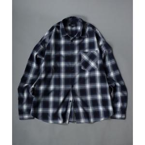 シャツ ブラウス メンズ Ombre Check Shirt/オーバーサイズ オンブレチェックシャツ