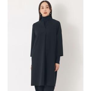 チュニック 「ESSENTIALS WARDROBE」ウォッシャブルチュニックブラウス