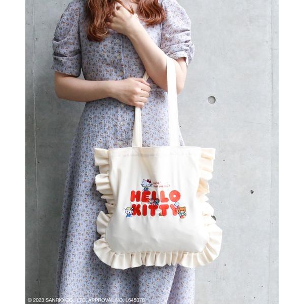 トートバッグ HELLO KITTY / フリルトートバッグ レディース