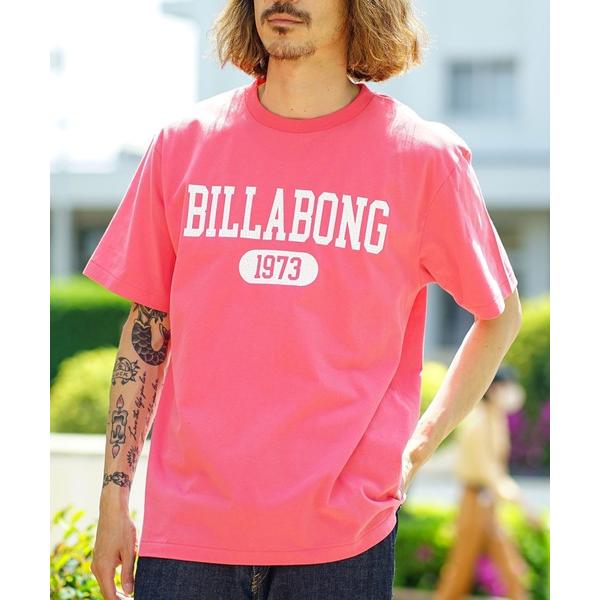 「BILLABONG」 半袖Tシャツ X-LARGE ピンク メンズ