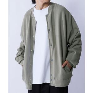 「FREAK'S STORE」 カーディガン MEDIUM グレイッシュベージュ MEN