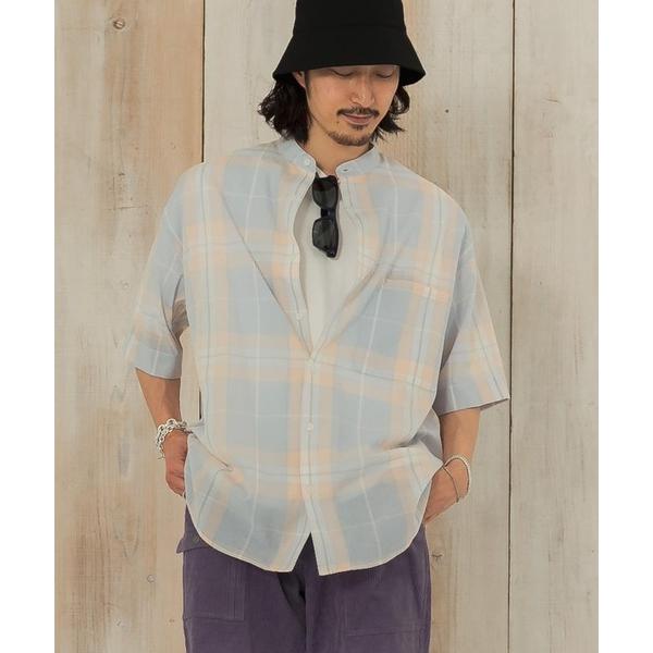 「URBAN RESEARCH Sonny Label」 半袖シャツ MEDIUM ライトブルー メ...