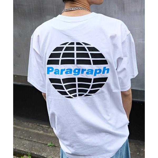 「Paragraph」 半袖Tシャツ フリ- ホワイト メンズ