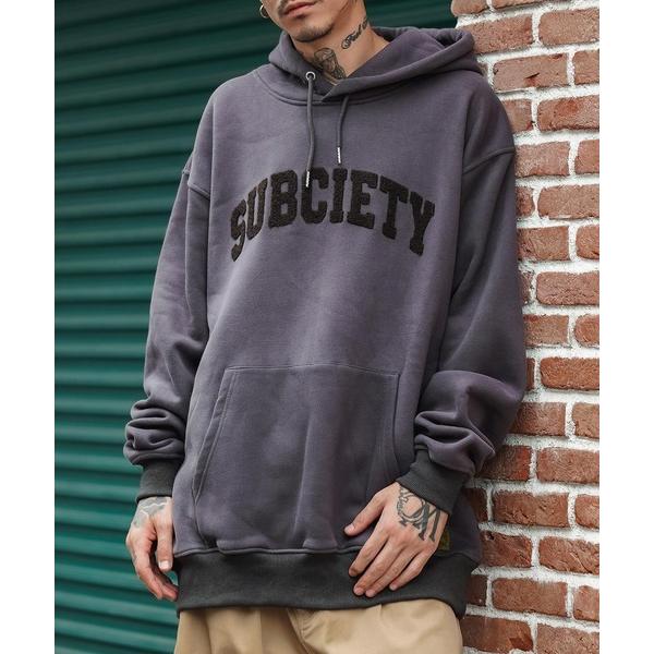 「Subciety」 プルオーバーパーカー X-LARGE ブラック メンズ