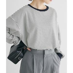 レディース tシャツ Tシャツ マシュマロタッチボーダープルオーバー｜zozo