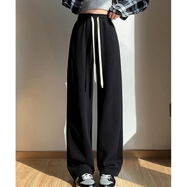 ワイドパンツ スウェットパンツ ジャージ 丈が選べる ロング スウェット パンツ レディース