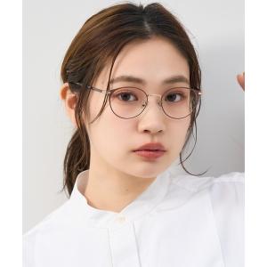 Zoff 伊達メガネ メガネ 眼鏡 ボストン型 メガネ｜メタル