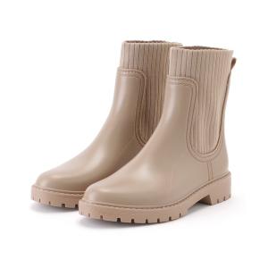 長靴 レインブーツ リブ ニット ドッキング シ...の商品画像