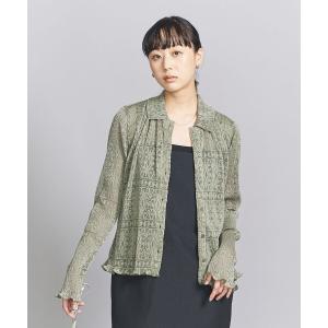 シャツ ブラウス レディース レース プリーツシャツ -ウォッシャブル-｜ZOZOTOWN Yahoo!店