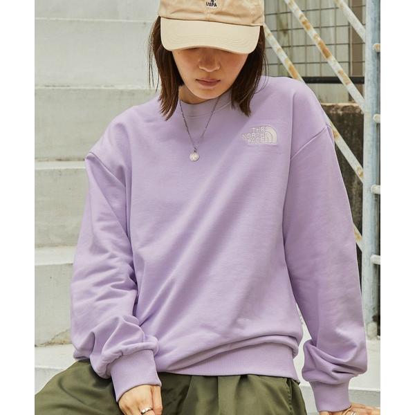 「THE NORTH FACE」 スウェットカットソー L パープル メンズ