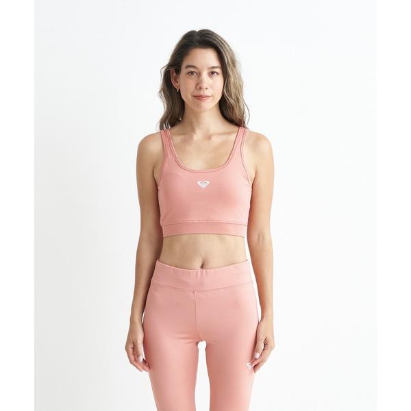 スポーツブラ MY 1ST ROXY SQUARE B/ロキシー速乾UVカット付きワンポイントブラン...