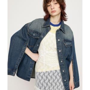 ブラウス シャツ ARM SLIT DENIM ...の商品画像