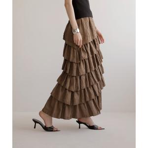 スカート Wrinkle Tiered Skirtの商品画像