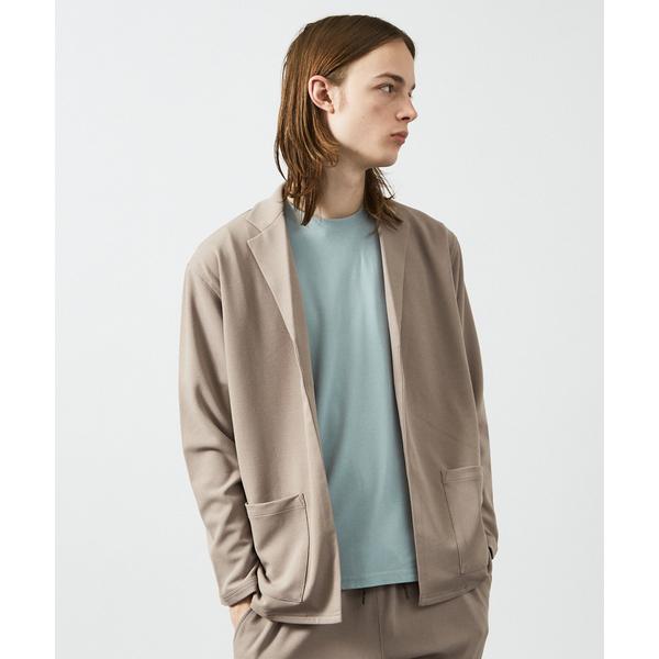 カーディガン 「セットアップ対応」ハイストレッチ ジョーゼット カーディガン/ジャケット メンズ レ...