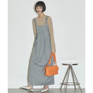 ジャンパースカート ダブルアウトポケットジャンパースカート