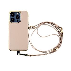 モバイルケース レディース Cross Body Case Duo iPhoneケース スマホショルダー iPhone15Pro， 15/14/13