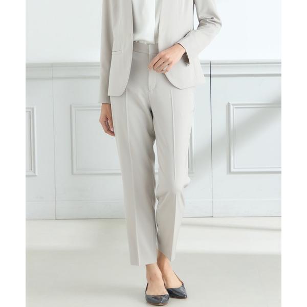 スラックス パンツ 「セットアップ対応・洗濯可能」NOIE(R)ノイエテーパードパンツ レディース