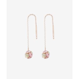 BLOOM（ブルーム） ピアス K10 ピンクゴールド キュービックジルコニア