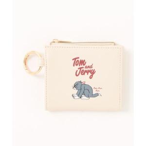 ミニ 二つ折り 二つ折り財布 財布 「公式」TOM and JERRY ライトカラーミニウォレット レディース メンズ