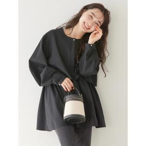 チュニック サッカーワントーンティアードチュニック レディース