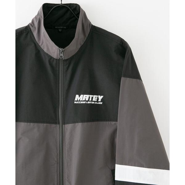 ナイロンジャケット 切替配色ライン シャカシャカナイロンブルゾン メンズ レディース/トラックジャケ...