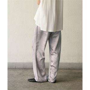 パンツ  股下丈が選べる カラーサテンパンツ レディース