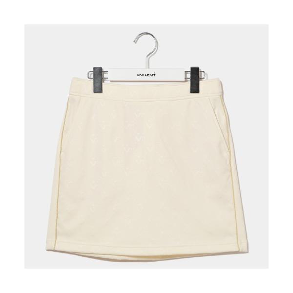 スカート 「VIVA　HEART/GOLF」ストレッチムースエンボススカート