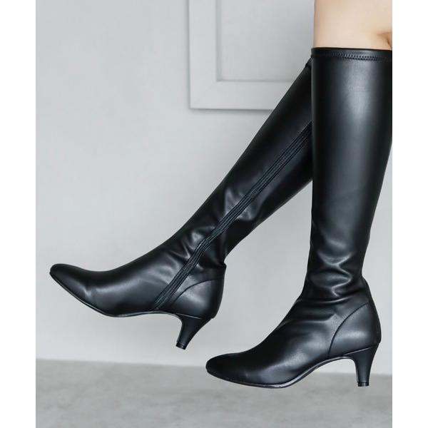 ブーツ ストレッチ ロングブーツ「日本製」 レディース