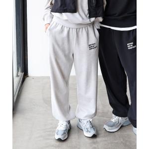 スウェットパンツ ジャージ 「新色・新サイズ追加」ロゴ刺繍ANME裏毛スウェットパンツ レディース メンズ