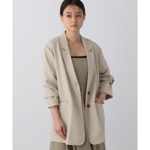 ジャケット テーラードジャケット 「セットアップ対応」リネンライクジャケット レディース