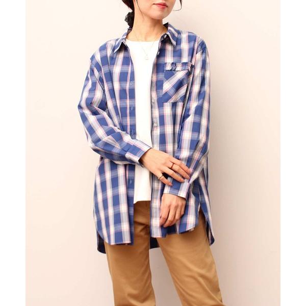 ブラウス シャツ 「L〜5L 大きいサイズ」フリル ポケット レギュラーヵラー シャツ レディース