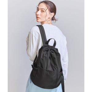 デイバック リュック 3フロントポケット ナイロンドロストリュック レディース