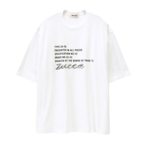 「ZUCCa」 半袖Tシャツ M size ホワイト レディース