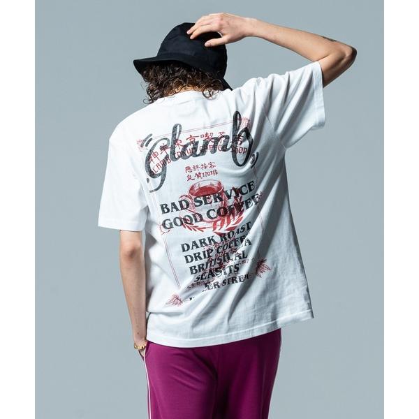 「glamb」 半袖Tシャツ M ホワイト メンズ