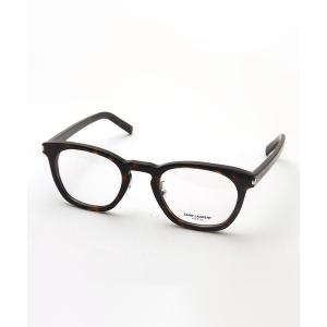 伊達メガネ メガネ 眼鏡 「SAINT LAURENT/サンローラン」ボストン メガネ SL28J 002 レディース メンズ