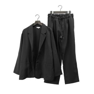 「semantic design」 「Nylaus」セットアップ MEDIUM ブラック MEN｜zozo