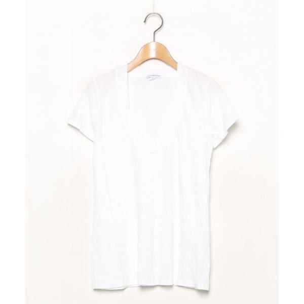 「JAMES PERSE」 半袖Tシャツ 2 ホワイト レディース