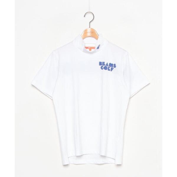 「BEAMS GOLF」 半袖Tシャツ MEDIUM ホワイト メンズ