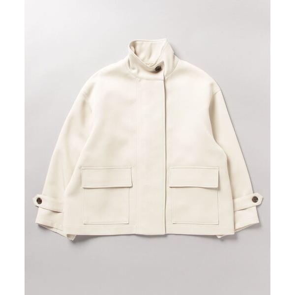 「B:MING by BEAMS」 ジップアップブルゾン MEDIUM アイボリー レディース