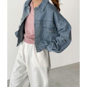 デニムジャケット gジャン RED CHOP WORKS　バルーンスリーブデニムジャケット レディース