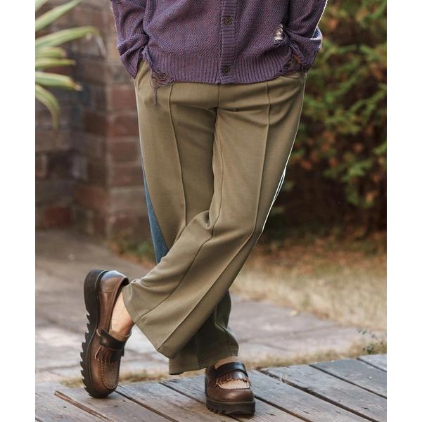 ジーンズ mp12011- デニムラインポンチフレアパンツ メンズ