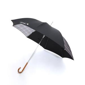 傘 レディース パネルパーマーチェック 晴雨兼用 シェア 長傘の商品画像