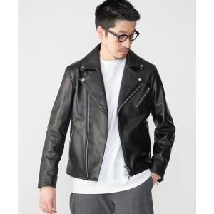 VANQUISH 革ジャン ライダース / ヴァンキッシュ カウレザー ダブル