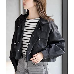 AsheKsha ブルゾン アウター ショート丈ジップジャケット レディース