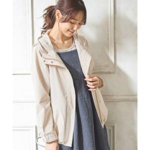 ブルゾン アウター 撥水加工フードブルゾン レディース