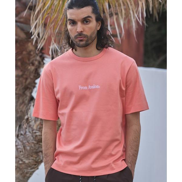 tシャツ ストレッチスムースフロッキープリントT メンズ