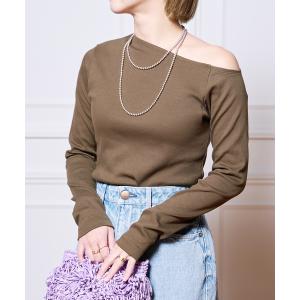 tシャツ Tシャツ レディース IENA LA BOUCLE コンパクトベアワンショルカットソー｜zozo