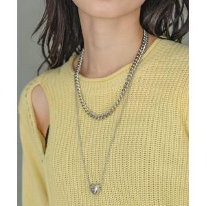 ネックレス レディース HEART CHAIN 2Pネックレス/102440｜ZOZOTOWN Yahoo!店